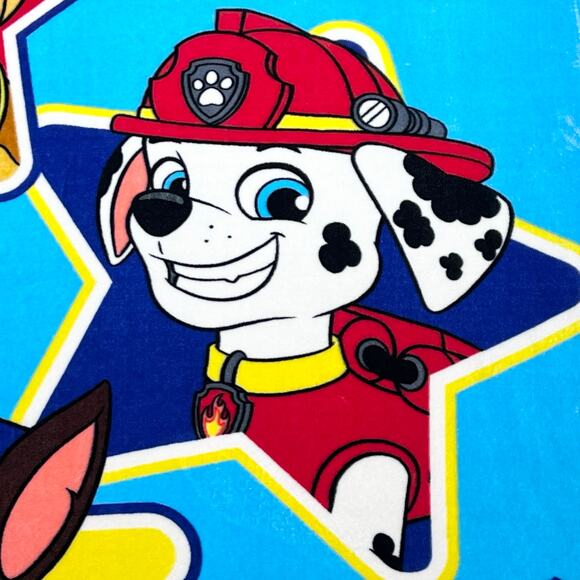 PAW PATROL Soft Plush Blue Throw Blanket 75x58" Silky Comfy - Picture 3 of 9